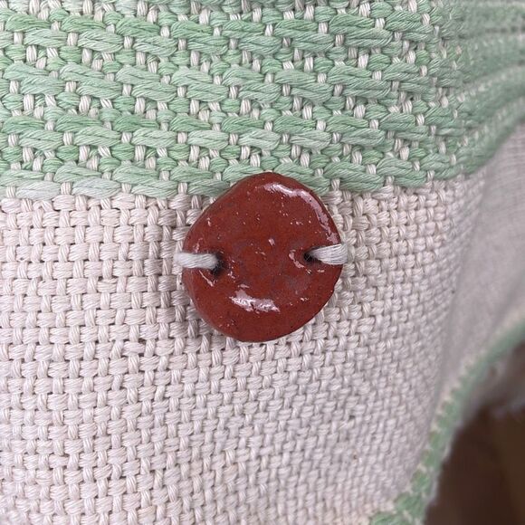 Altos de Chavon Woven Fringed Trim Market Tote - Picture 11 of 12